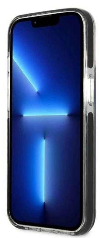 Karl Lagerfeld KLHCP13XTPE2TK Apple iPhone 13 Pro Max 6,7″ kietas dėklas juodos spalvos Karl&Choupette Head