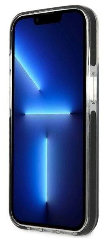 Karl Lagerfeld KLHCP13LTPE2TK Apple iPhone 13 Pro / 13 6,1″ kietas dėklas juodos spalvos Karl&Choupette Head