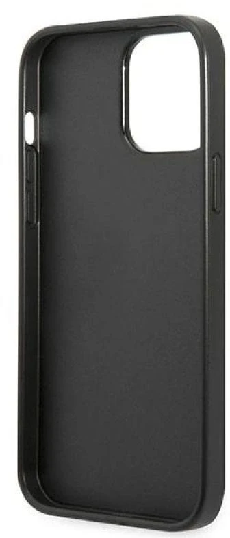 Karl Lagerfeld KLHCP13XCANCNK Apple iPhone 13 Pro Max 6,7″ kietas dėklas juodos spalvos Karlimals Cardslot