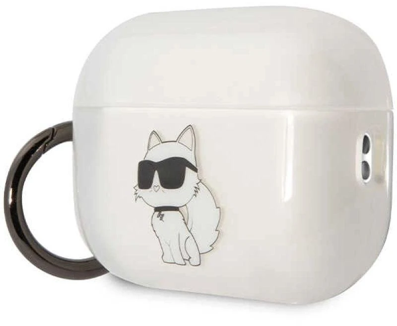 Karl Lagerfeld KLAP2HNCHTCT Airpods Pro 2 (2022/2023) dėklas skaidrus Ikonik Choupette