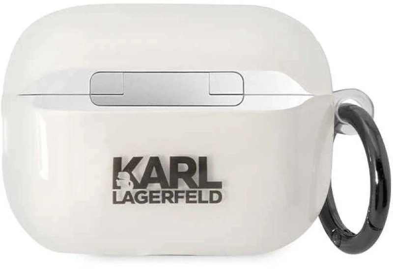 Karl Lagerfeld KLAP2HNCHTCT Airpods Pro 2 (2022/2023) dėklas skaidrus Ikonik Choupette