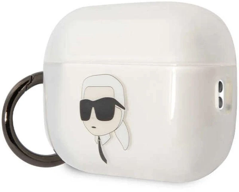 Karl Lagerfeld KLAP2HNIKTCT Airpods Pro 2 (2022/2023) dėklas skaidrus Ikonik Karl Lagerfeld