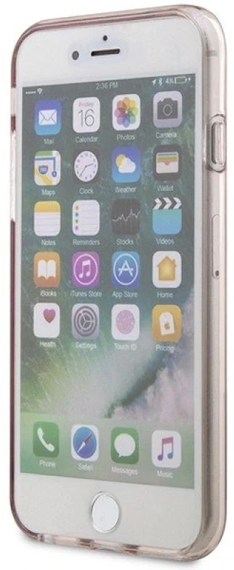 Karl Lagerfeld KLHCI8HNCHTCP Apple iPhone 7/8/SE 2020 / SE 2022 rožinės spalvos kietas dėklas Ikonik Choupette