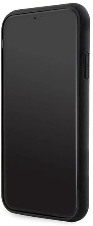 Karl Lagerfeld KLHCN61G2CPS Apple iPhone 11 /Xr 6.1″ sidabrinis kietas dėklas Glitter Choupette Patch