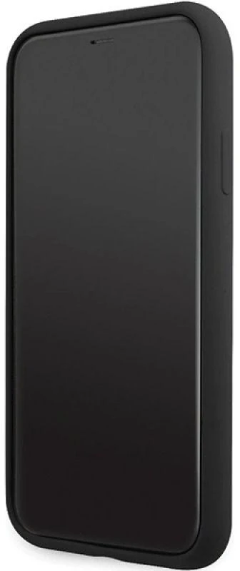 Karl Lagerfeld KLHCN61SKSVGK Apple iPhone 11 /Xr 6.1″ juodos spalvos kietas dėklas Silicone Signature