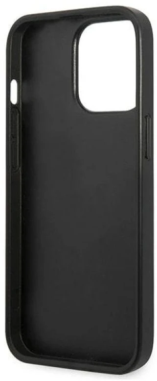 Karl Lagerfeld KLHCP13LMNMP1K Apple iPhone 13 Pro / 13 6,1″ kietas dėklas juodos spalvos Monogram Plaque