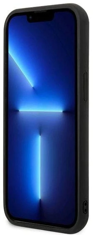 Karl Lagerfeld KLHCP13S3DKPK Apple iPhone 13 mini 5,4″ juodos spalvos kietas dėklas Ikonik Patch