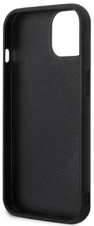 Karl Lagerfeld KLHCP13S3DKPK Apple iPhone 13 mini 5,4″ juodos spalvos kietas dėklas Ikonik Patch