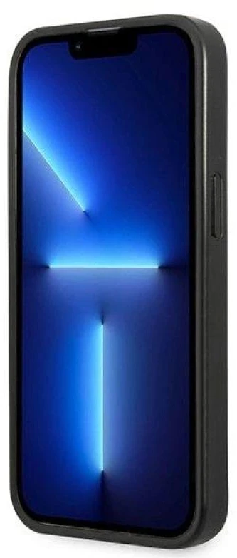 Karl Lagerfeld KLHCP13SMNMP1K Apple iPhone 13 mini 5,4″ kietas dėklas juodos spalvos Monogram Plaque