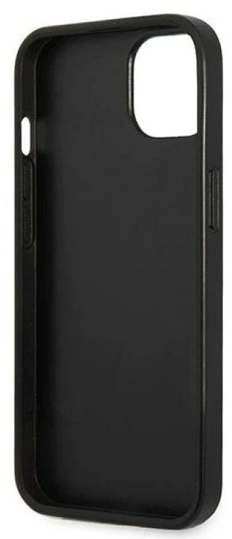 Karl Lagerfeld KLHCP13SMNMP1K Apple iPhone 13 mini 5,4″ kietas dėklas juodos spalvos Monogram Plaque