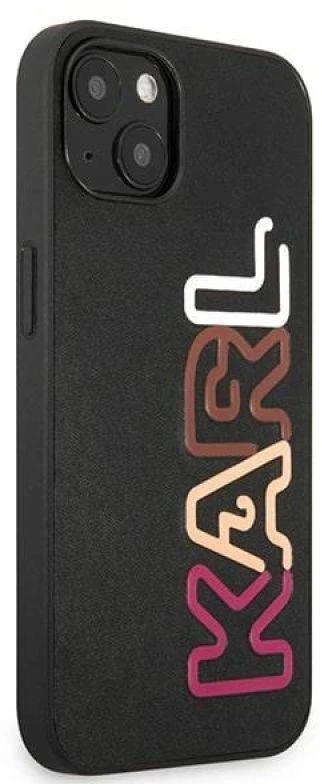 Karl Lagerfeld KLHCP13SPCOBK Apple iPhone 13 mini 5,4″ juodos spalvos kietas dėklas Multirožinės spalvos Brand