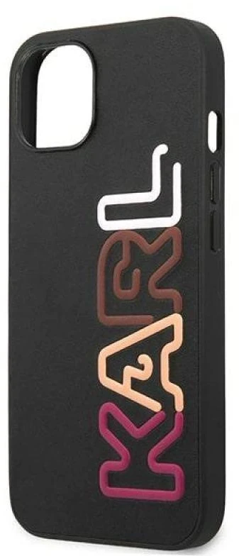 Karl Lagerfeld KLHCP13SPCOBK Apple iPhone 13 mini 5,4″ juodos spalvos kietas dėklas Multirožinės spalvos Brand