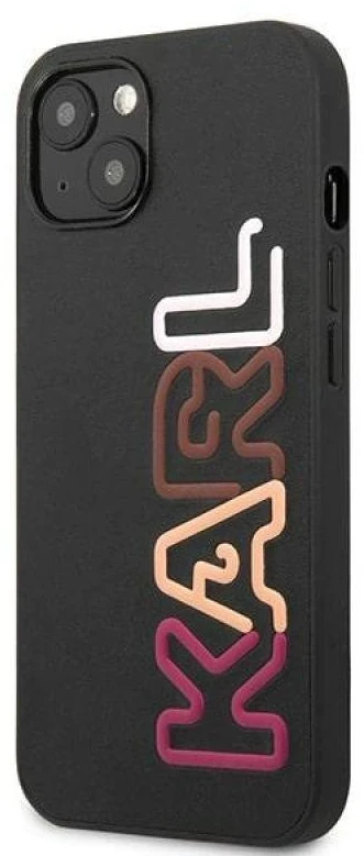 Karl Lagerfeld KLHCP13SPCOBK Apple iPhone 13 mini 5,4″ juodos spalvos kietas dėklas Multirožinės spalvos Brand