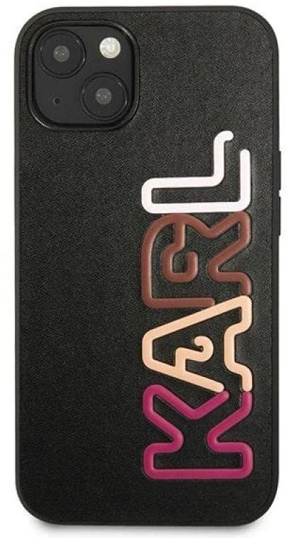 Karl Lagerfeld KLHCP13SPCOBK Apple iPhone 13 mini 5,4″ juodos spalvos kietas dėklas Multirožinės spalvos Brand