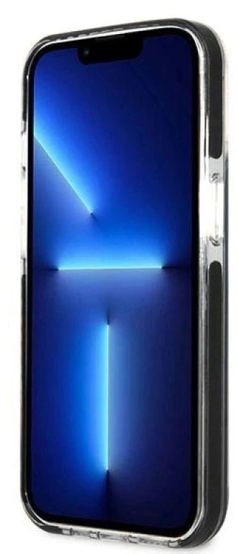 Karl Lagerfeld KLHCP13STPE2TK Apple iPhone 13 mini 5,4″ kietas dėklas juodos spalvos Karl&Choupette Head