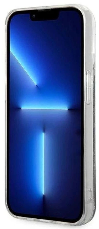 Karl Lagerfeld KLHCP14LLMNMK iPhone 14 Pro 6,1″ kietas dėklas juodos spalvos Liquid Glitter Monogram