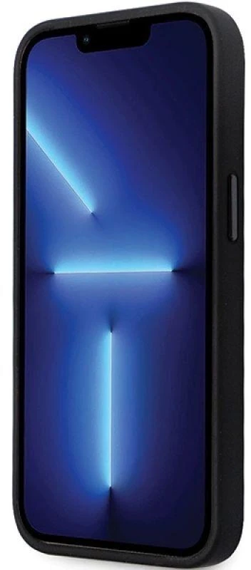 Dėklas Karl Lagerfeld KLHCP14LSMHKNPK Apple iPhone 14 Pro 6.1″ juodos spalvos Silicone Ikonik Metal Pin