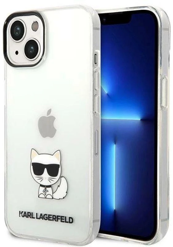 Dėklas Karl Lagerfeld KLHCP14MCTR IPHONE 14 PLUS / 15 PLUS 6.7 "HARDCASE TRANSPARENT / TRANSPARENT CHUPETTE BODY