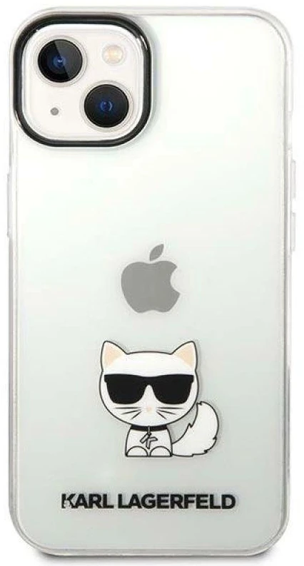 Dėklas Karl Lagerfeld KLHCP14MCTR IPHONE 14 PLUS / 15 PLUS 6.7 "HARDCASE TRANSPARENT / TRANSPARENT CHUPETTE BODY