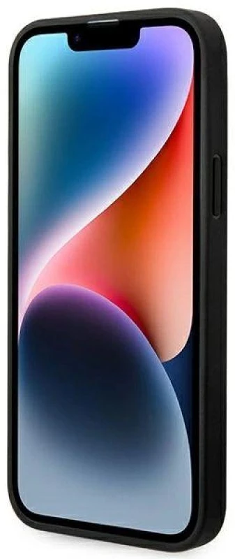 Apple iPhone 14 Plus Karl Lagerfeld dėklas Glitter Flakes Ikonik (KLHCP14MGFKPG) sidabrinės spalvos