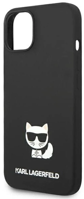 Dėklas Karl Lagerfeld KLHCP14MSLCTBK IPHONE 14 PLUS / 15 PLUS 6.7 "HARDCASE JUODA / Juodas SILICONE CHOUPETTE BODY