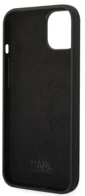 Karl Lagerfeld KLHCP14MSRSGRCK Apple iPhone 14 Plus / 15 Plus 6,7″ kietas dėklas juodos spalvos Silicone RSG