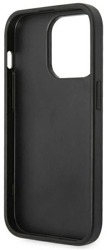 Karl Lagerfeld KLHCP14XGFKPG iPhone 14 Pro Max 6,7″ kietas dėklas sidabrinis Glitter Flakes Ikonik