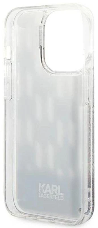 Karl Lagerfeld KLHCP14XLMNMK Apple iPhone 14 Pro Max 6,7″ kietas dėklas juodos spalvos Liquid Glitter Monogram