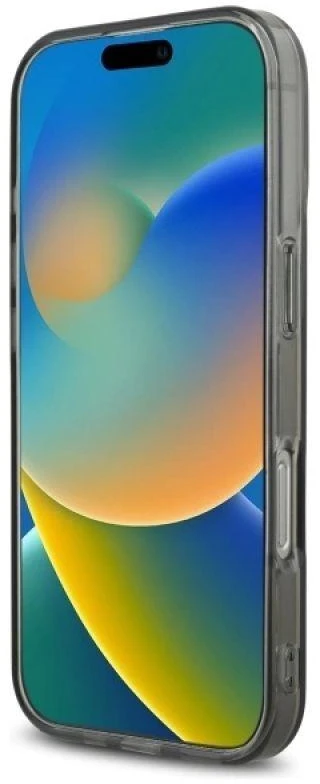 Karl Lagerfeld KLHCP16XHKHDCELK Apple iPhone 16 Pro Max 6.9″ juodos spalvos kietas dėklas IML Rhinestones Karl Head