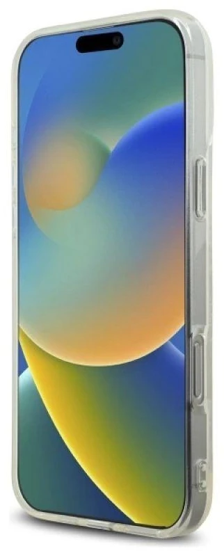 Karl Lagerfeld KLHCP16XHKLSTDCT Apple iPhone 16 Pro Max 6.9″ skaidrus kietas dėklas IML Rhinestones Logo