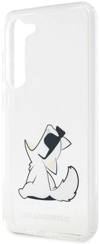 Karl Lagerfeld KLHCS23MCFNRC S23+ S916 skaidrus kietas dėklas Choupette Fun