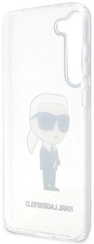 Karl Lagerfeld KLHCS23MHNIKTCT S23+ S916skaidrus kietas dėklas Ikonik Karl Lagerfeld