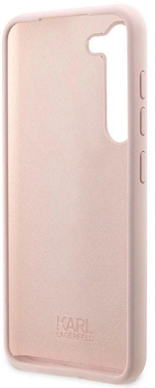 Karl Lagerfeld KLHCS23MSNCHBCP S23+ S916 kietas dėklas rožinės spalvos Silicone Choupette