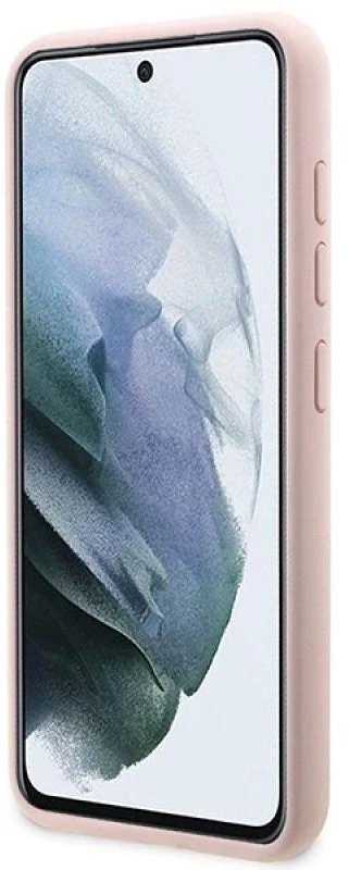 Karl Lagerfeld KLHCS23MSNIKBCP S23+ S916 kietas dėklas rožinės spalvos Silicone Ikonik