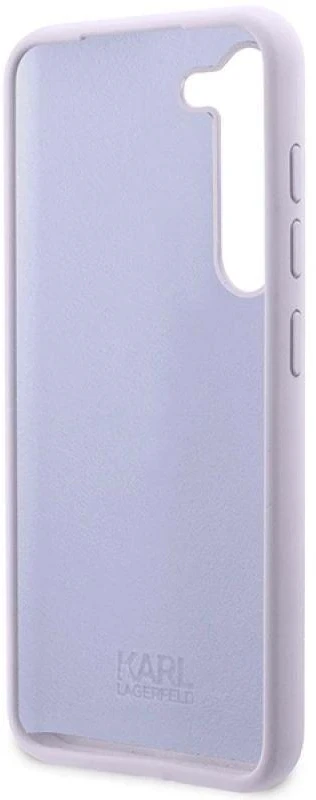 Karl Lagerfeld KLHCS23MSNIKBCU S23+ S916 kietas dėklas violetinės spalvos Silicone Ikonik