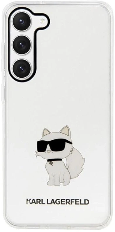 Karl Lagerfeld KLHCS23SHNCHTCT S23 S911 skaidrus kietas dėklas Ikonik Choupette