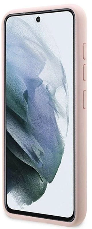 Karl Lagerfeld KLHCS23SSNCHBCP S23 S911 kietas dėklas rožinės spalvos Silicone Choupette