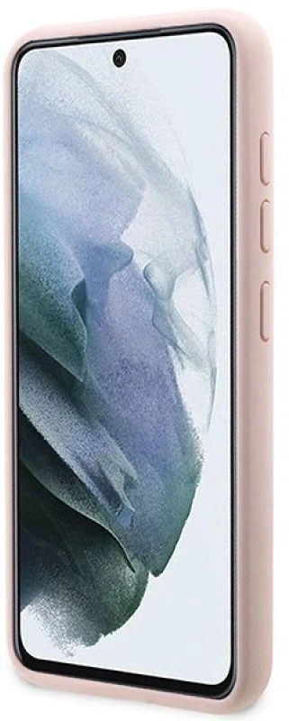 Karl Lagerfeld KLHCS23SSNIKBCP S23 S911kietas dėklas rožinės spalvos Silicone Ikonik