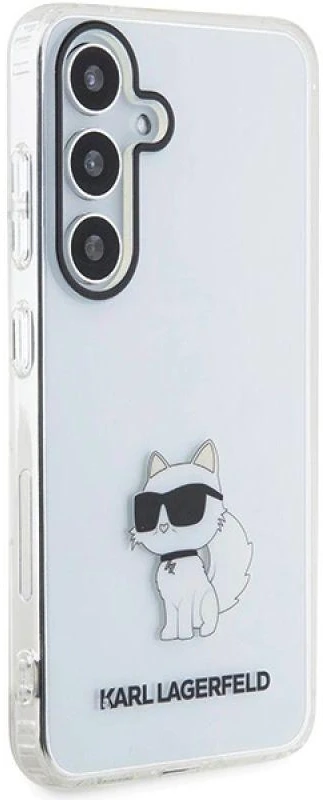 Samsung Galaxy S24 Plus Karl Lagerfeld dėklas IML Choupette (KLHCS24MHNCHTCT) skaidrus