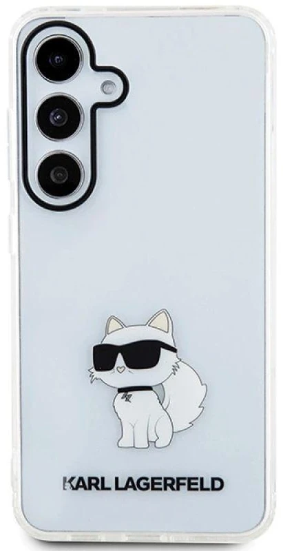 Samsung Galaxy S24 Plus Karl Lagerfeld dėklas IML Choupette (KLHCS24MHNCHTCT) skaidrus