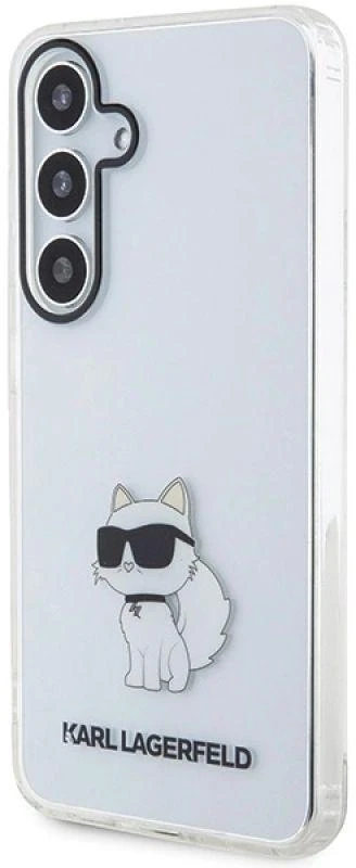 Samsung Galaxy S24 Plus Karl Lagerfeld dėklas IML Choupette (KLHCS24MHNCHTCT) skaidrus