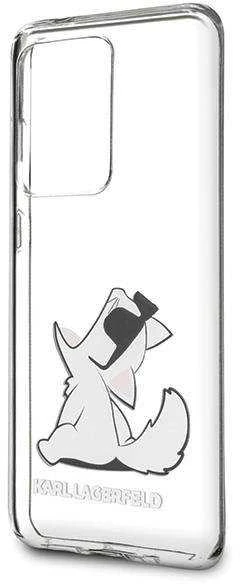 Dėklas Karl Lagerfeld KLHCS69CFNRC S20 Ultra G988 skaidrus Choupette Fun
