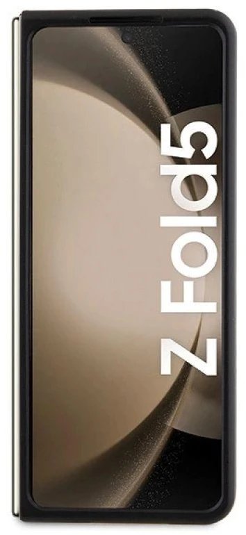 Dėklas Karl Lagerfeld KLHCZFD5SNIKBCK WITH FOLD5 HARDCASE Juodas/Juodas SILICONE ICONIK