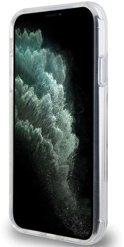 Karl Lagerfeld KLHMN61HMRSKCH Apple iPhone 11/ Xr 6.1″ baltos spalvos kietas dėklas Ring Stand Karl&Choupettte Mag
