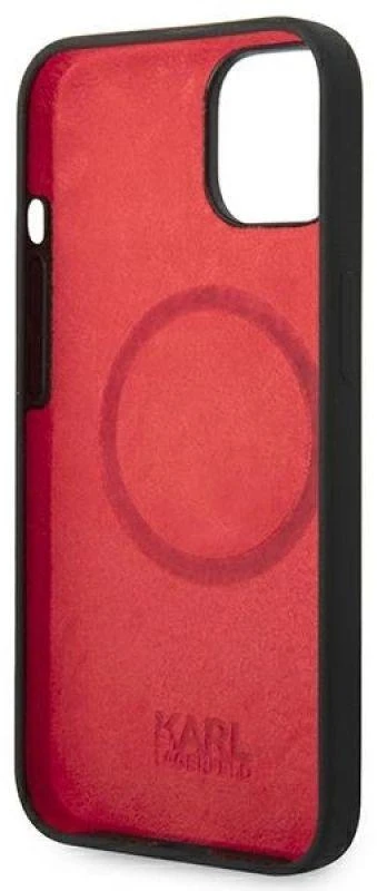 Karl Lagerfeld KLHMP14MSLCHBK iPhone 14 Plus / 15 Plus 6,7″ kietas dėklas juodos spalvos Silicone Choupette