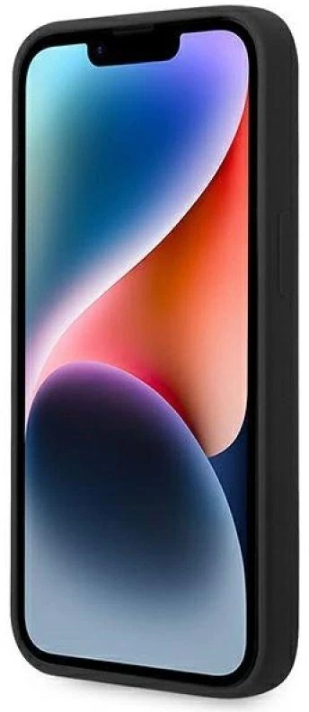 Karl Lagerfeld KLHMP14MSLCHBK iPhone 14 Plus / 15 Plus 6,7″ kietas dėklas juodos spalvos Silicone Choupette