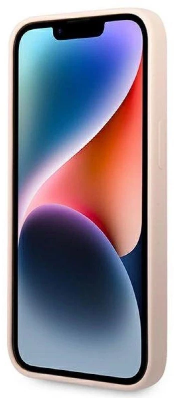 Karl Lagerfeld KLHMP14SSSKCI iPhone 14 6.1" kietas dėklas šviesiai rožinis / šviesiai rožinis silikoninis Karl & Choupette Magsafe dėklas
