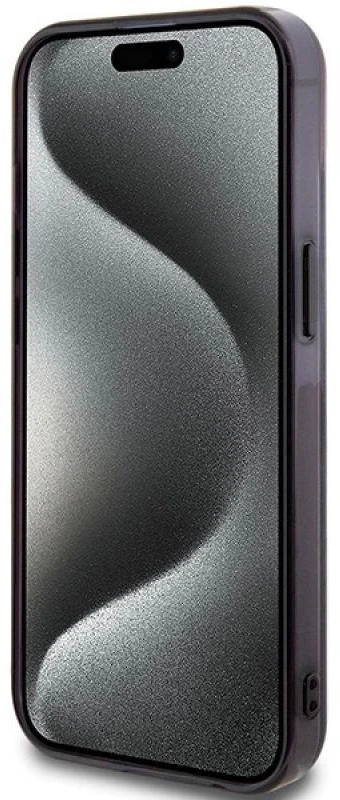 Karl Lagerfeld KLHMP15SHCHNOTK Apple iPhone 15/ 14 / 13 6.1″ skaidrus kietas dėklas IML Choupette`s Head Mag