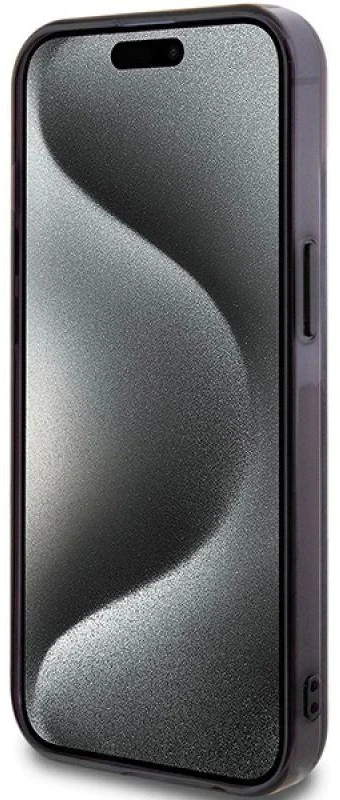 Karl Lagerfeld KLHMP15SHKHNOTK Apple iPhone 15/ 14 / 13 6.1″ skaidrus kietas dėklas IML Karl`s Head MagSafe