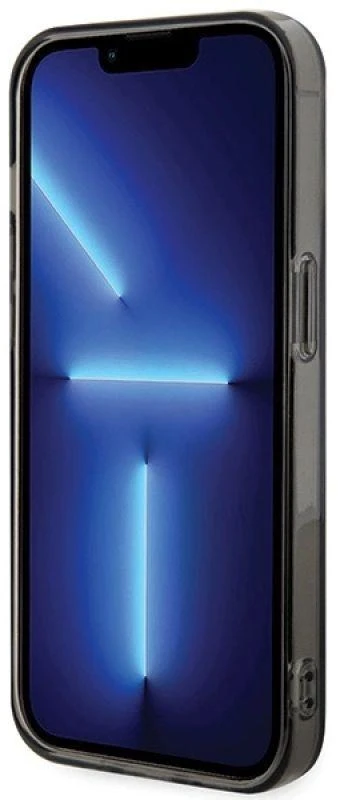 Apple iPhone 15 Pro Max Karl Lagerfeld dėklas IML Ikonik MagSafe (KLHMP15XHFCKNOK) juodos spalvos